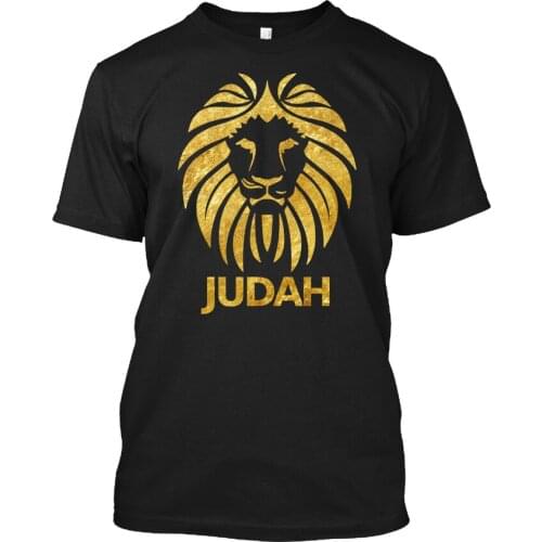 Hebrew Israelite Lion of Judah In Tee New Summer Fashion Men Simple Short-Sleeved Cotton Customize T Shirts