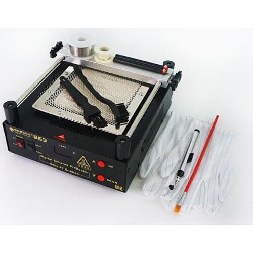 GORDAK 853 High Power Constant Temperature Preheating Stations Heating Platform BGA Rework Stations With Tools Kit