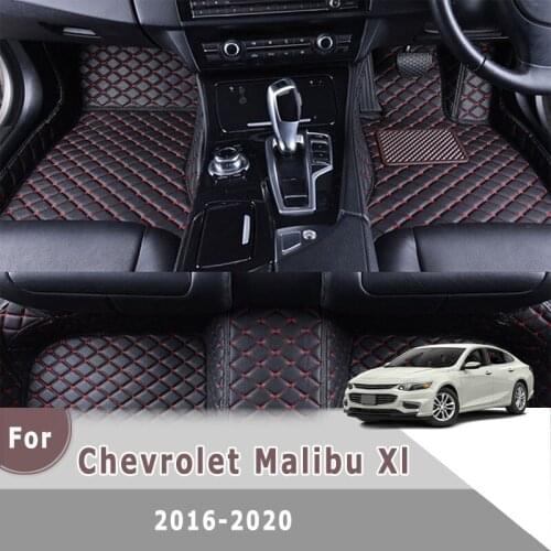 RHD Leather Carpets For Chevrolet Malibu XL 2020 2019 2018 2017 2016 Waterproof Car Floor Mats Custom Auto Interior Accessories