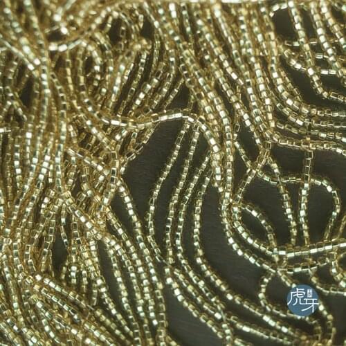 French embroidery material Japan imported TOHO rice beads silver gold 2mm diameter one string about 50cm