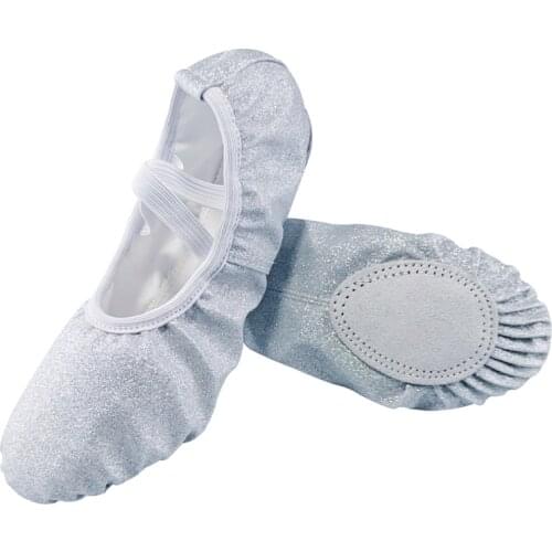 2020 New Yoga Slippers Teacher Gym Indoor Exercise Canvas Black Ballet Dance Shoes Children Kids Girls Woman Pink Silver Gold