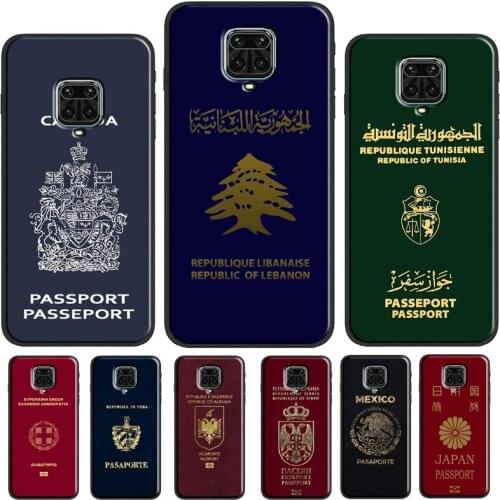 Japanese Israeli Serbian Passport Phone Case For Redmi Note 10 Pro 9S 8T Note 8 Note 9 Pro Cover For Redmi 9T 9 9C 7A 8A 9A