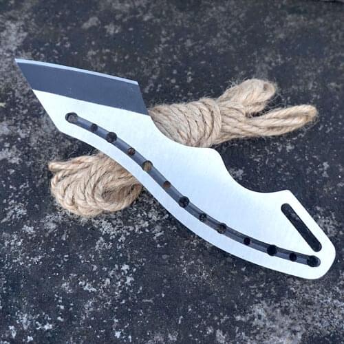 Straight Fixed Knife Survival Outdoor Hunting Knives 5cr15 Blade Pocket Tactical Knife with Nylon Sheath Camping Edc Tools