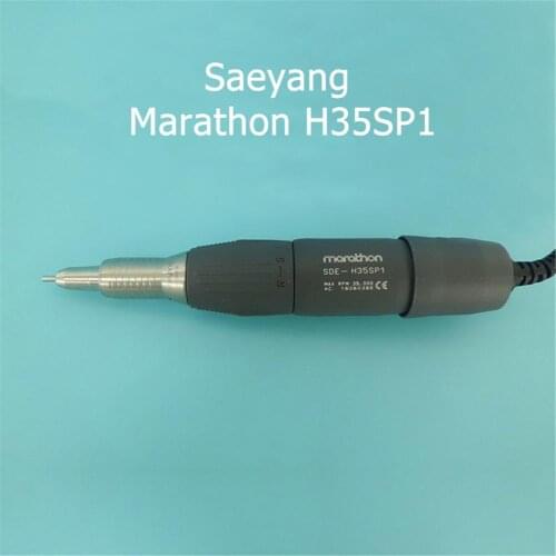 Original Seayang Marathon H35SP1 Electric Micromotor Motor Handpiece 35K RPM for Dental Lab Polishing Grinding Machine