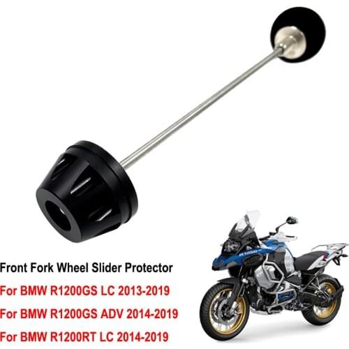 R1250GS LC ADV GSA R1250RT Motorcycle Front Axle Fork Wheel Slider Protector Crash Pad For BMW R1200GS LC ADV Adventure R1200RT