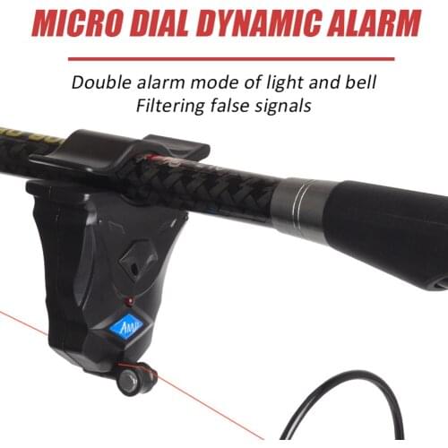 Fishing Alarm Fish Bite Alarm Loud Sound Bell Clip on Fishing Rod Fishing Electronic LED Light Fishing Tackle Tools Accessories