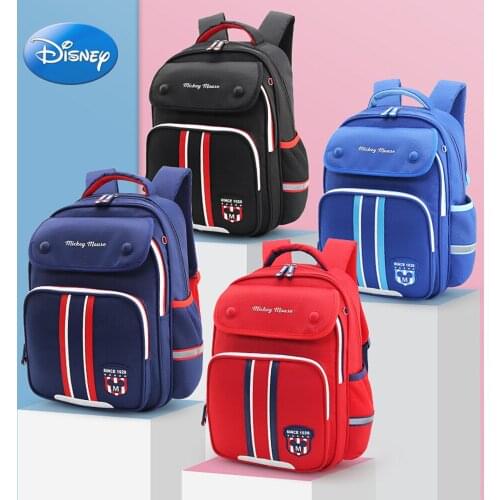 Disney Nappy Backpack Bag Children Large Capacity School Bag Mom Baby Multi-function Waterproof Outdoor Travel Diaper Bags