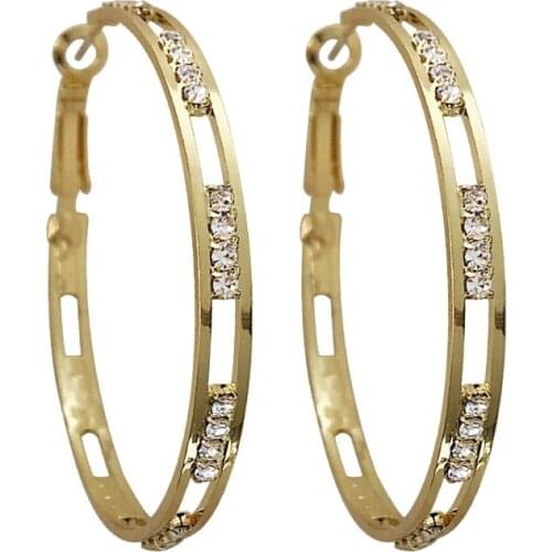 Aros Oorbellen Circle Hoop Earrings Female 2021 New Tide Eardrop Web Celebrity Exaggerated Personality Earring Wedding Jewelery