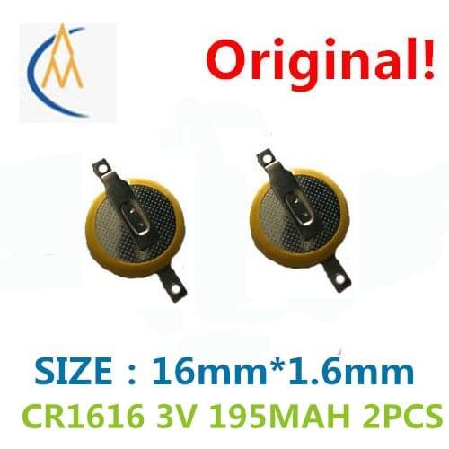 Brand new authentic CR1616 button 3 v lithium battery car/watch/electronic remote control welding feet one word