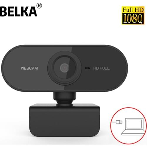 1080P Webcam Computer Full HD Web Camera With Microphone Rotatable Cameras For Live Broadcast Video Calling Conference Work