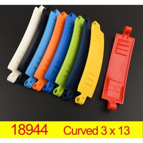 10PCS 18944 High-Tech Building Block Panel Curved 3 x 13 Accessories Parts MOC DIY Education Build Assembly Toys Bricks