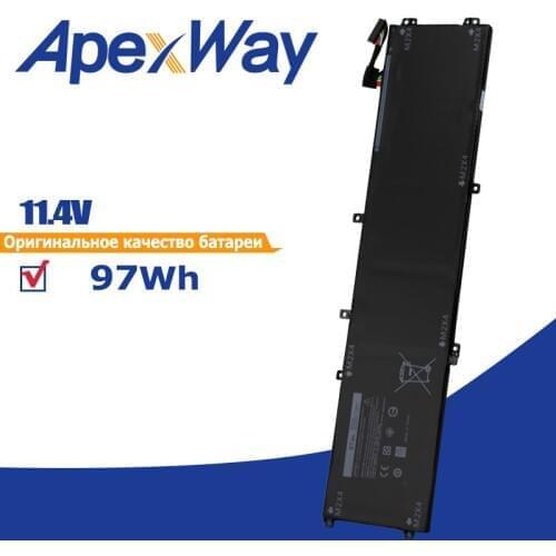 Apexway 6GTPY Laptop Battery for DELL Precision 5520 5530 for DELL XPS 15 9570 9560 Series Notebook 11.4V 97WH