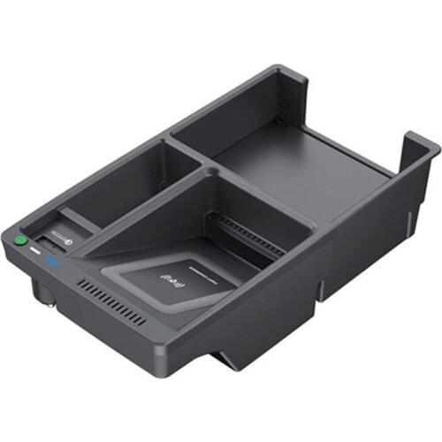 15W Car Wireless Charger Fast Charging Mobile Phone Charging Holder for- A4 A4L A5 S4 S5 B9 2017-2021