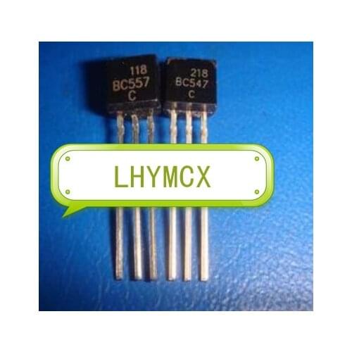 BC547C 50CS + BC557C 50 piezas BC557 BC547 a 92