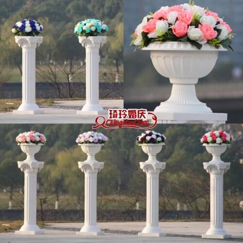 Free Shipping 4pcs/lot Wedding Roman Pillars 88cm(H) Wedding Road Leads Wedding Decoration
