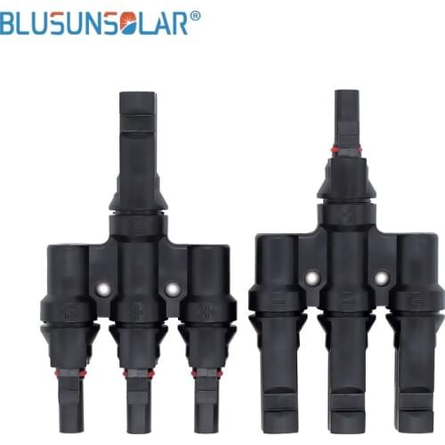 Blusunsolar 1 Paris/lot 25 Years Quality Warranty IP67 Solar 3 To 1 PV Solar Connector Compatible With Multi Solar PV connect