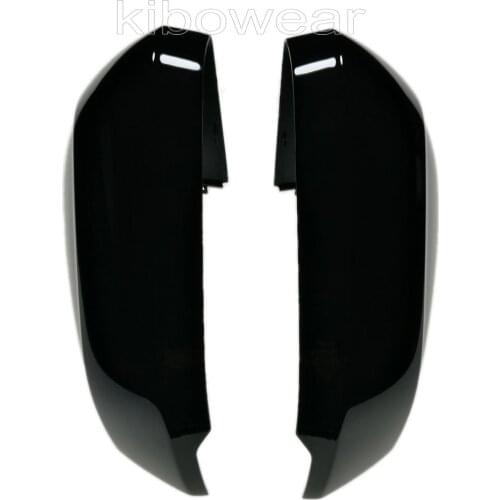 Black Wing Mirror Cover Caps For Audi Q2 2017 2018 Q3 2019 Side Replacement rear view external part 2020