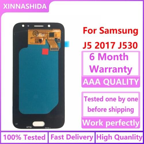 100% original SUPER AMOLED 5.2'' Replacement Display for SAMSUNG Galaxy J5 2017 J530 J530F Touch Screen Digitizer Assembly