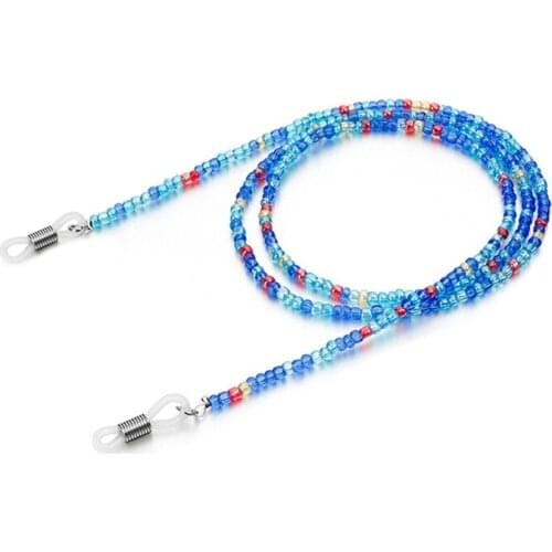 Imixlot 1PC Fashion Colorful Bead Glasses Chain Women Bohemia Charm Sunglass Cord Holder Neck Strap Rope Eyewear Accessories