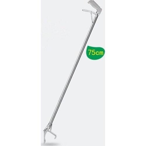 Multipurpose Snake Catcher Tongs Foldable Stainless Steel Reptile Grabber Stick Tool with Lock Cleaning Creeping and Amphibian