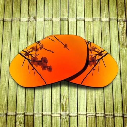 Polarized Replacement Lense For-Oakley Twenty 2012 Sunglasses Frame True Color Mirrored Coating - Fire Red Color Options