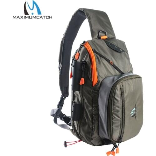 Maximumcatch Fishing Sling Back Pack Outdoorsport Fly Fishing Sling Bag With Fly Patch