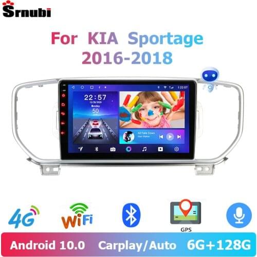 Srnubi 2 Din 9" Android 10 Car Radio for KIA Sportage KX5 2016 2017 2018 Multimedia Video Player Navigation GPS Speakers MP5 DVD