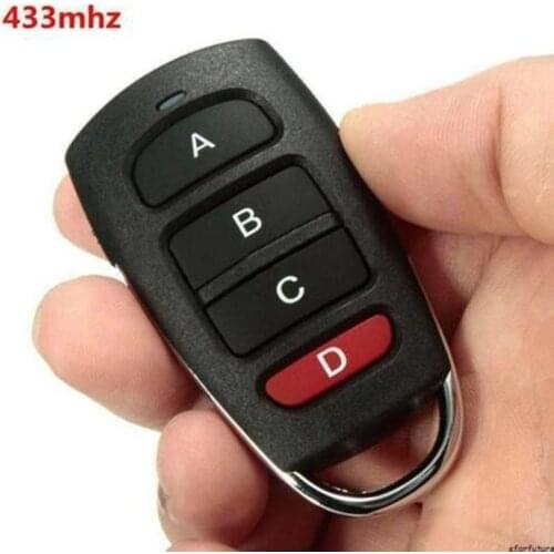 Universal Cloning Electric Gate Garage Door Remote Control Key Fob 433mhz Cloner 4-channel