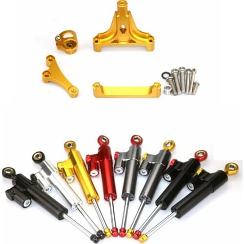 Motorcycle cnc Universal Stabilizer Damper Complete Steering Mounting Bracket For KAWASAKI Z1000 Z750 2003-04-05-06-07-08-2009