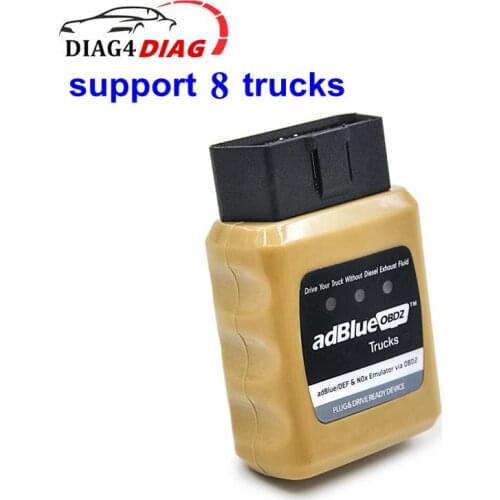 AdblueOBD2 AdBlue Emulator Plug&Drive Ready Device by OBD2 Heavy Truck OBD2 Scanner For DAF/Benz/Renault/Scania/Man/Iveco/Ford
