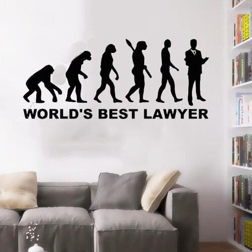 Unique Office Teamwork Business Worker Law Lawyer Wall Decals Idea Inspire Office Decor Vinyl Art Stickers Waterproof ph93