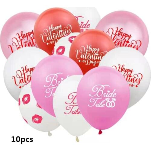 10pcs 12 inch latex balloon Valentines day wedding party holiday event proposal venue layout