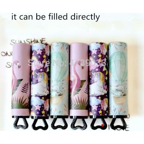 10/30/50pcs Empty 11.1mm Lipstick Tube Kraft Paper Lip Rouge Pipe Shell Elegant Round Lip Balm Refillable Package Container