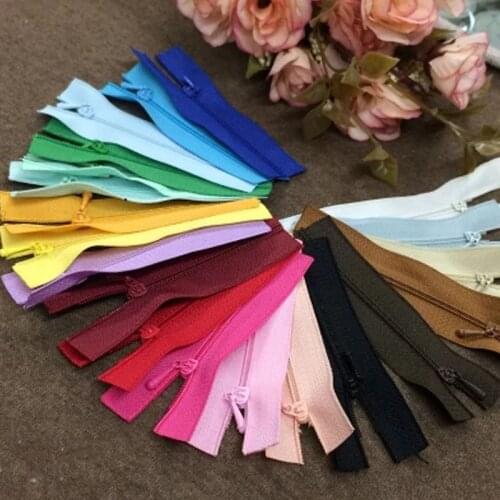 10pcs/lot Mini Zipper Dolls Clothing Zipper No.#0 10cm DIY Handmade Sewing Scrapbooking Garment Applique DIY Clothes Accessory