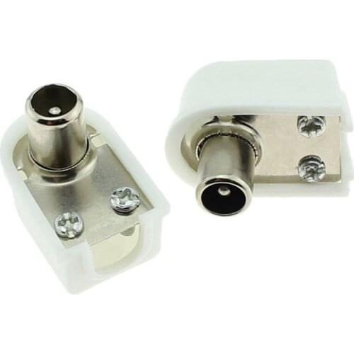 Free Shipping 20pcs Welding RF Television Male Plug TV9.5 L TV RF Terminal Antenna Connector TV9.5