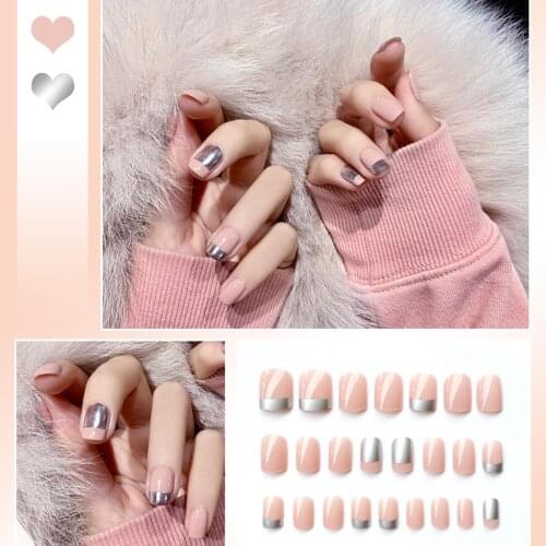 24Pcs DIY Artificial Nail Art Sticker Glittering Decal Decoration Manicure Tool Nail accessories наклейки на ногти 2020