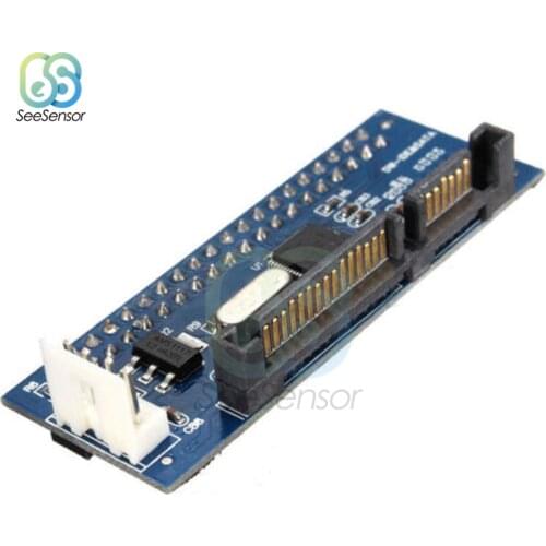 SATA IDE Adapter 40 Pin IDE to SATA Connector 3.5 HDD IDE/PATA Hard Disk Adapter Converter With Data Cable