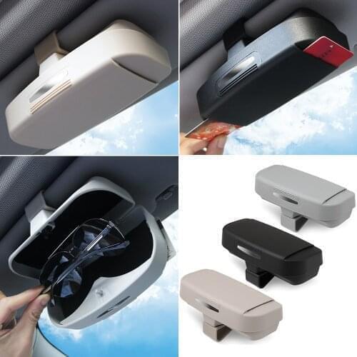 Car Glasses Box Storage Holder Sunglasses Case for peugeot 208 hyundai hb20 bmw f30 e46 onix chevrolet kia cerato subaru impreza
