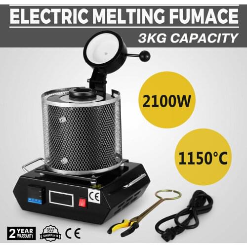 Digital Control System for 3KG Furnace Fiber Cast Iron Crucible