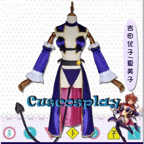 The Demon Girl Next Door Machikado Mazoku Yuko Yoshida Cosplay Costume Fancy Party Dress Suits Halloween Christmas Costumes