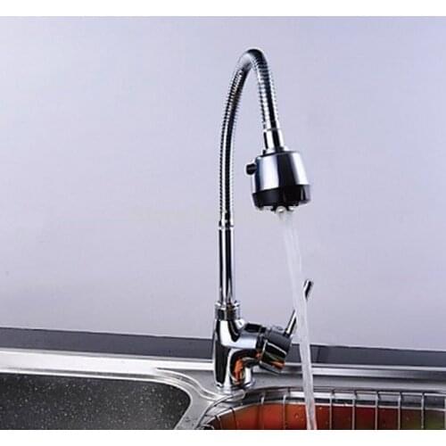 E_pak Kitchen Sink Torneira Cozinha Hot And Cold Mixer All Around Rotate Swivel 2-Function Water Outlet Tap Faucet KF93
