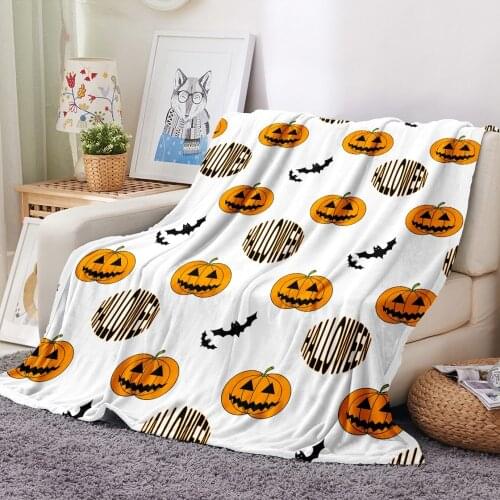 Halloween Grimace Haunted Mansion Flannel Blanket Cartoon Christmas Gifts Coral Fleece Blanket TV Sofa Gift Throw Blanket