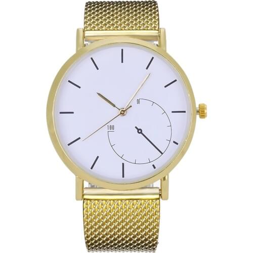 Fashion Watches Women New Style Simple Stainless Steel Mesh Strap Watch Quartz Watch Female Ladies watch for girls gift wedding