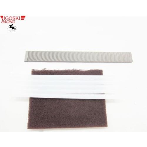 Ski file polish pad p-tex candle set for removal of excess wax from skis and snowboards tuning snowboarding most edge tuners