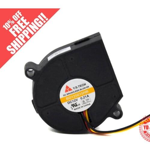 NEW Y.S.TECH BD125015HB 5CM 5015 turbine Blower 12V 0.21A cooling fan