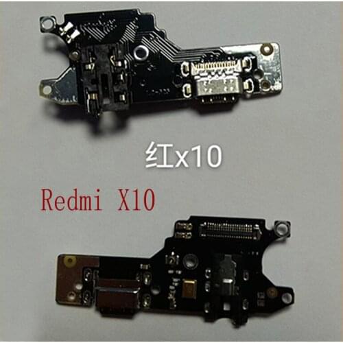 Original Charging Tail Plug Board For Redmi X10 Small Board For Xiaomi Connector Plate Ribbon Socket Replacement Spare Parts