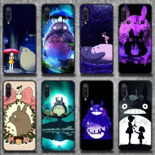 Riccu Studio Ghibli Spirited Away Totoro Phone Case for Xiaomi 6 6plus 6X 8 9SE 10 Pro mix 2 3 2s MAX2 note 10 lite Pocophone F1