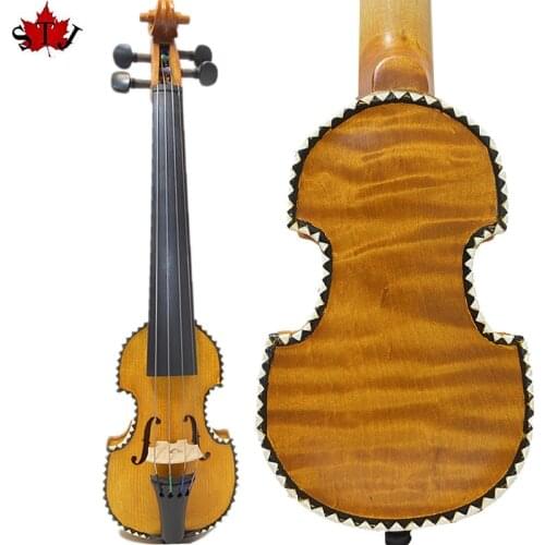 Baroque style Pochette SONG brand violin 5 3/4",great sound,#9642