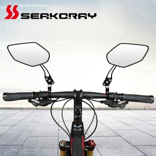Bicycle Rear View Mirror Bike Electrical Bike Scooter HD Wide-Range Adjustable Angles Mirror A Whole Set