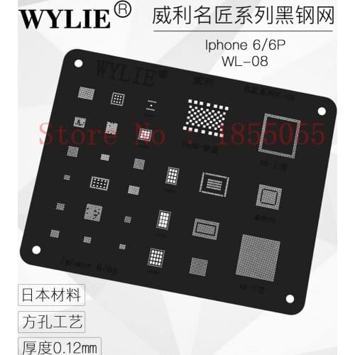 WL-09 for iphone 6s 6sp BGA Stencil CPU RAM Wifi Nand Flash Baseband Power Amplifier
